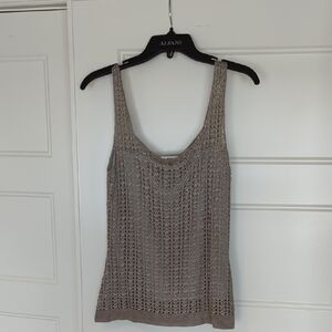 Alfani Women's Gray Knit Tank Top